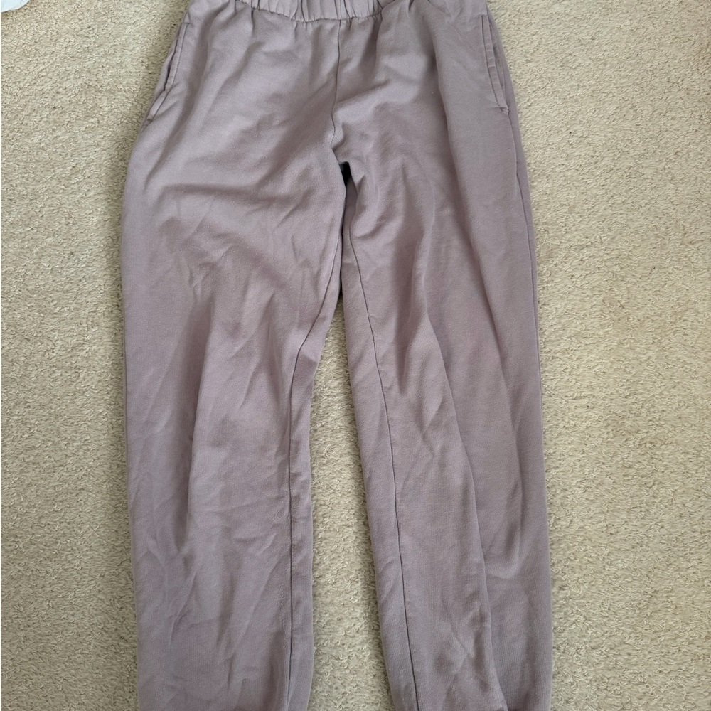 Brandy Melville Rosa Sweatpants in Mauve Purple Taupe